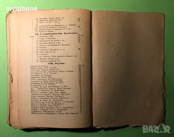 Стара Книга Разкази и Пътни Бележки /Кнут Хамсун, снимка 5 - Антикварни и старинни предмети - 49309554