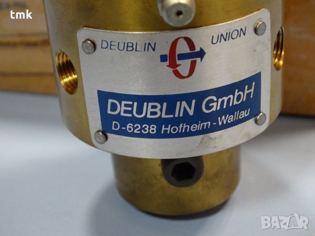 Ротационен съединител DEUBLIN, снимка 7 - Резервни части за машини - 31802663