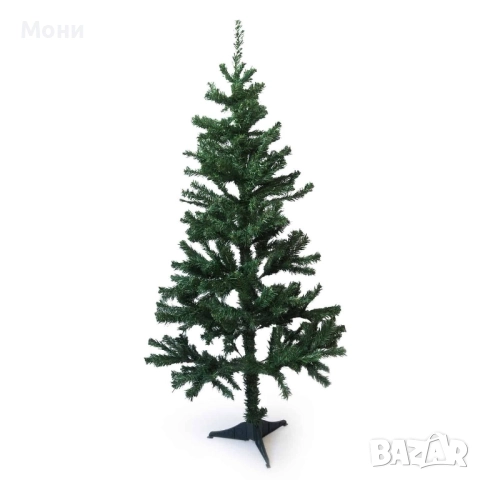 Изкуствена зелена елха, 120 см  Класическа изкуствена елха в тъмно зелен цвят, създадена да внесе ую