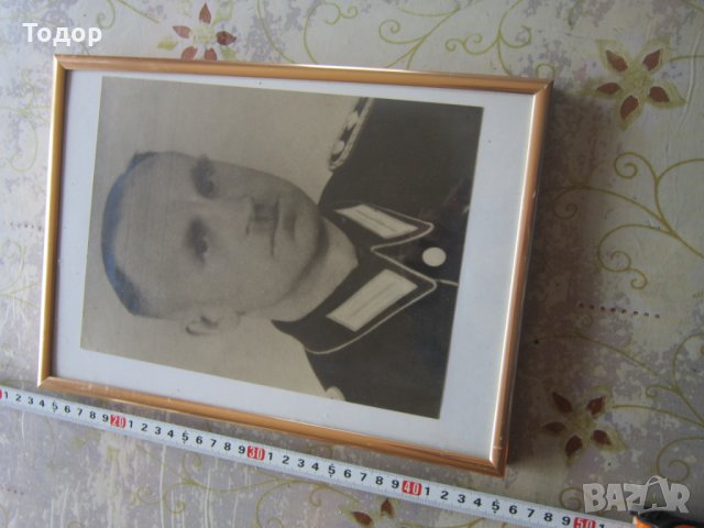Стара снимка картина немски офицер войник 3 Райх, снимка 1 - Колекции - 30197082