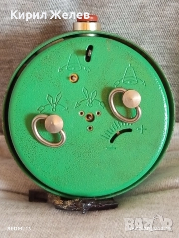 Стар механичен будилник СЛАВА СССР рядък за КОЛЕКЦИЯ ДЕКОРАЦИЯ 49196, снимка 6 - Антикварни и старинни предмети - 51958623