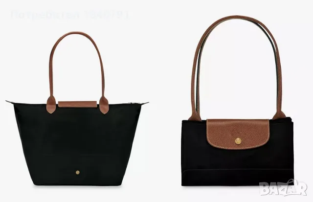 Longchamp – нова, с етикети, черна, L, снимка 13 - Чанти - 55798274