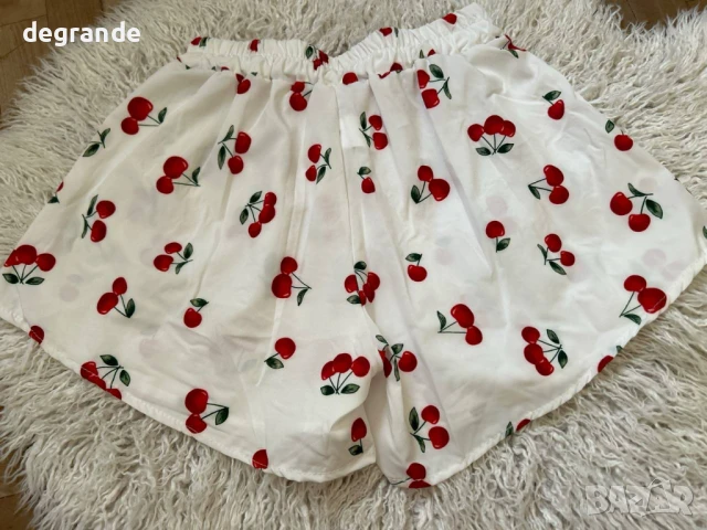 Топ топ топ 🍒Дамски комплект с черешки🍒 , снимка 6 - Комплекти - 51004621