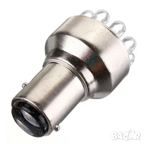 LED крушки BAY15D 12V 6000K 2 броя, снимка 4 - Аксесоари и консумативи - 55865111