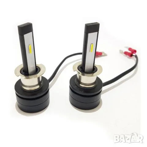 LED крушки 3500 H3 50W 5500K комплект 2 броя, снимка 2 - Аксесоари и консумативи - 55864694