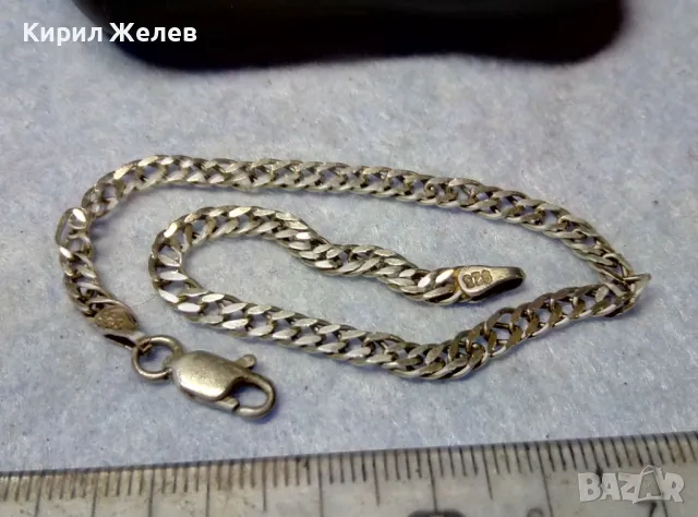 СТИЛНА СРЕБЪРНА ГРИВНА СРЕБРО 925 ЗДРАВА КЛАСИЧЕСКА ПЛЕТКА 47513, снимка 6 - Гривни - 49551490