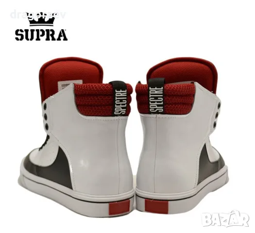 Нови кецове Supra Kondor white, оригинал, снимка 3 - Кецове - 56528415