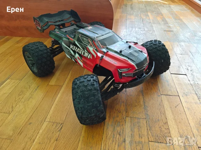 Продавам Arrma Kraton 6S V5 (Хибрид с EXB V6) – Пълен RTR комплект + Gens Ace батерии и много тунинг