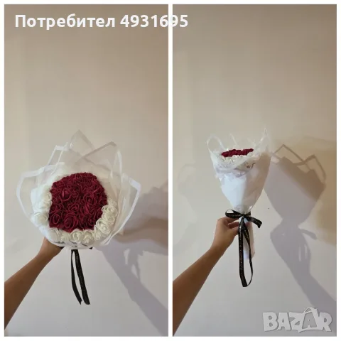 Букети от фоамени рози
