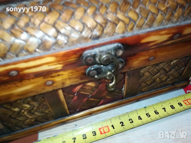 КРАСИВА ПЛЕТЕНА КУТИЯ ОТ ЕДНО ВРЕМЕ 0109252037LCHERY, снимка 13 - Антикварни и старинни предмети - 51570910