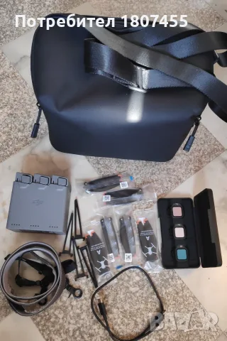 DJI Mini5 Pro чантичката, филтрите и хъба с три батерии, снимка 4 - Дронове и аксесоари - 56237988