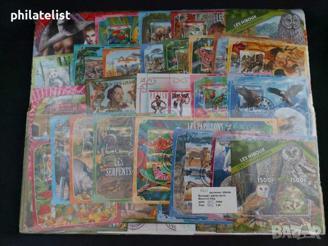 Пакет от 140 различни блока - Африкански държави, тематики, снимка 2 - Филателия - 42304655