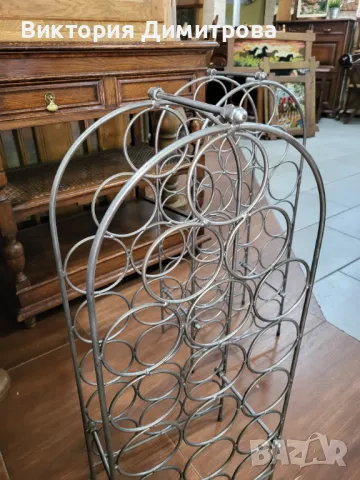 Свободностяща поставка за вино, снимка 3 - Декорация за дома - 47508903