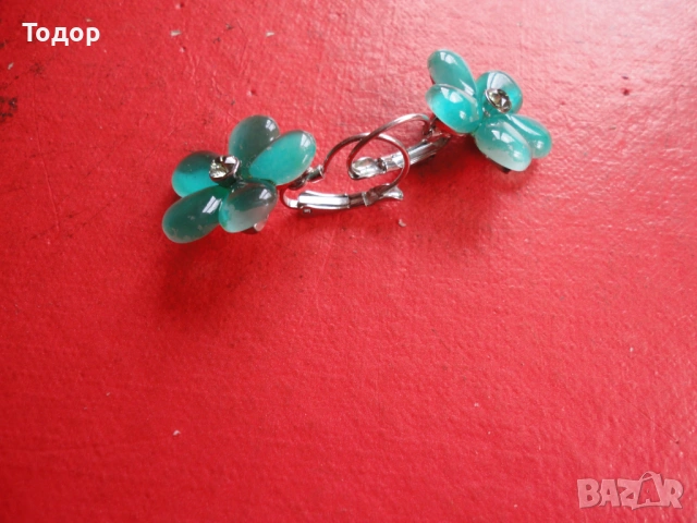 Страхотни обеци обици с камъни 6, снимка 5 - Обеци - 54088929