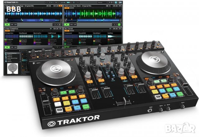 Traktor Kontrol S4 MK2, снимка 3 - Ресийвъри, усилватели, смесителни пултове - 38566081