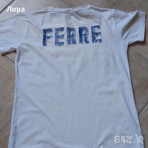 Дамска тениска FERRE , снимка 3 - Тениски - 50758931