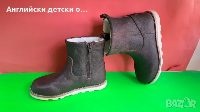 Английски детски боти естествена кожа, снимка 2 - Детски боти и ботуши - 48771226