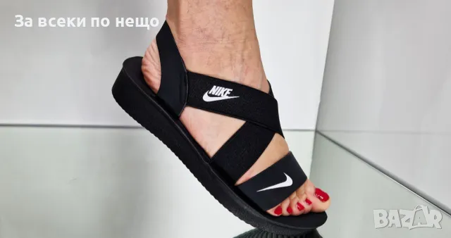 Nike Дамски Черни Сандали Найк Код P615, снимка 7 - Сандали - 50428359