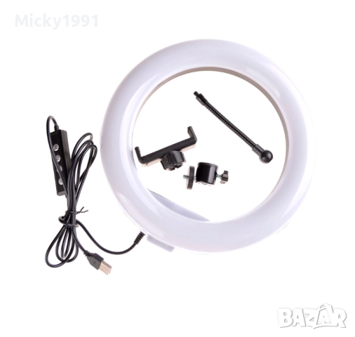 LED ринг лампа , снимка 3 - Лед осветление - 52535987