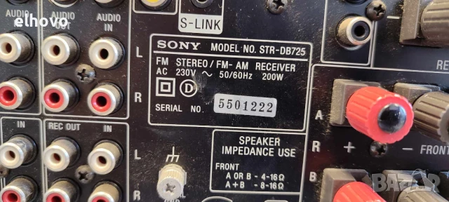 Ресивър SONY STR-DB725#1, снимка 12 - Ресийвъри, усилватели, смесителни пултове - 50680745