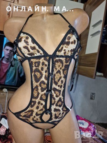 Реопардово Боди с отв. Дъно хс с м л код 005
