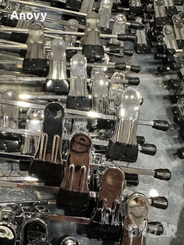 Метални закачалки с щипки – 0,60 лв/бр • Налични 700 бр, снимка 3 - Други стоки за дома - 52596891