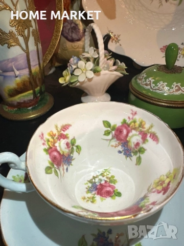 E.B. FOLEY England  Circa 1937 - великолепен двоен сет в млечно синьо , снимка 5 - Сервизи - 52584296