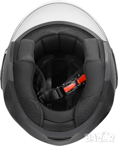 Мото Каска LS2 Open Faced Motorcycle Helmet Airflow II ECE 22.06 L Размер SOLID GLOSS BLACK-06 Черна, снимка 8 - Спортна екипировка - 52042139