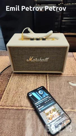 Bluetooth колонка Marshall Acton Cream, снимка 6 - Bluetooth тонколони - 56272880