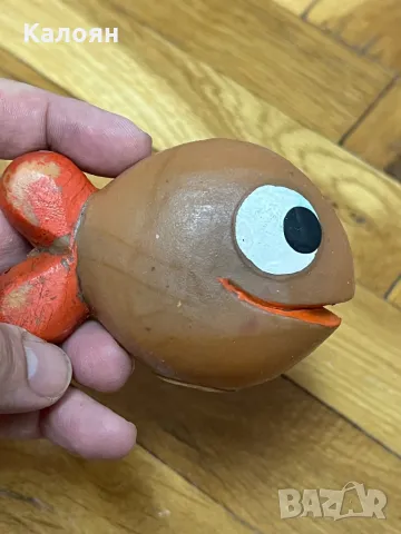 Гумена играчка соц рибка 
