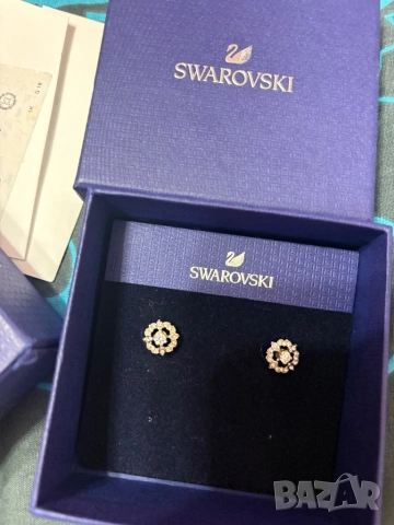 Гривна Пандора с 5 висулки ,колие Сваровски обеци Сваровски , снимка 3 - Бижутерийни комплекти - 54026507