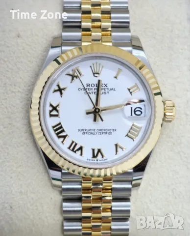 Rolex Datejust 36mm Two Tone Yellow Gold Champagne Dial Automatic Дамски Различни Варианти, снимка 17 - Дамски - 48183135