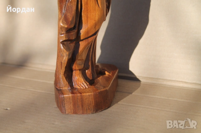 Дървена фигура  Мадона с Младенеца , снимка 14 - Антикварни и старинни предмети - 54149802