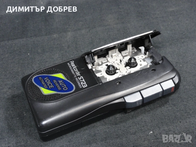 СТАР РЕТРО КАСЕТЕН ДИКТОФОН MICROCASSETTE RECORDER OLYMPUS PEARLCORDER S723, снимка 10 - Микрофони - 52539373