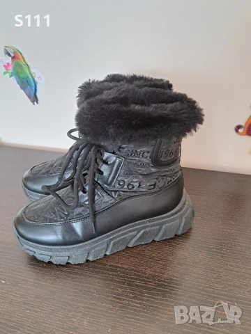 Топли зимни боти, като нови, снимка 2 - Дамски боти - 52521013