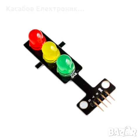 Малък светофар LED модул 5V, снимка 1 - Друга електроника - 48949373