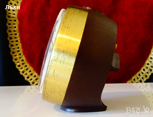 Механичен часовник,будилник Baduf. , снимка 4 - Антикварни и старинни предмети - 52171883