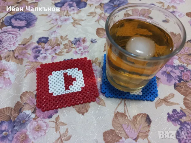 Подложка за чаша - pixelart, снимка 7 - Ръчно изработени сувенири - 47653857