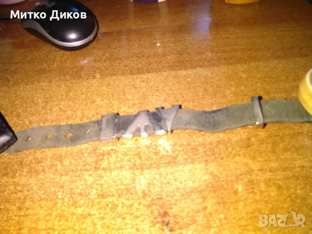 Emporio Armani гривна маркова естествена кожа със сребърни орнаменти, снимка 10 - Гривни - 51515482