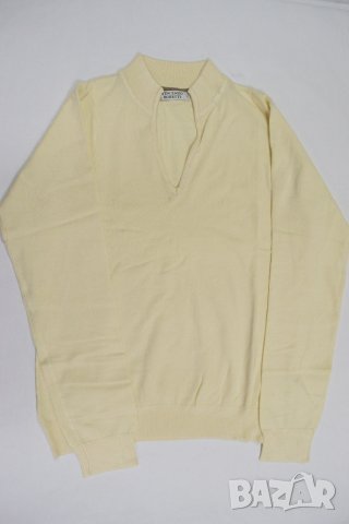 Пуловер в цвят екрю марка Vincenzo Boretti - L, снимка 4 - Блузи с дълъг ръкав и пуловери - 39540311