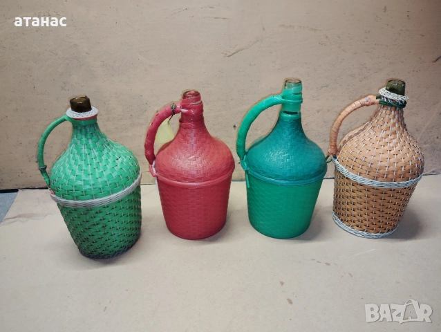 Стари стъклени дамаджани , снимка 6 - Други стоки за дома - 53316692