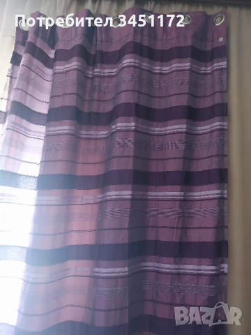 4 броя красиви завеси от органза заедно с плътна завеса , снимка 3 - Пердета и завеси - 51005002