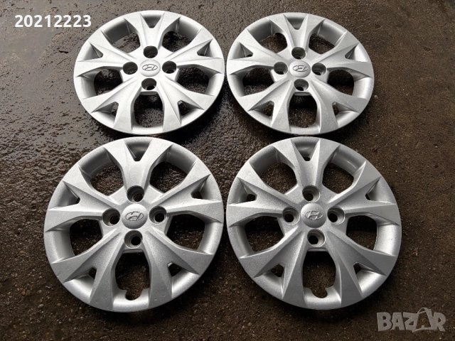 4 броя оригинални тасове за Hyundai i10  14, снимка 2 - Аксесоари и консумативи - 52671562