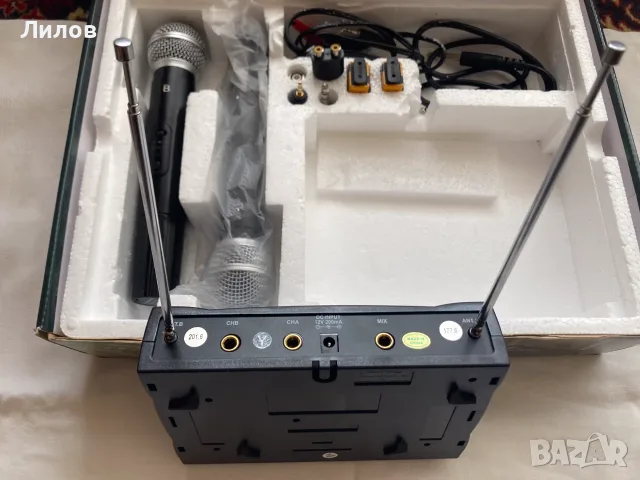 Продавам професионална микрофонна система PYLE PDWM-2500, снимка 2 - Аудиосистеми - 56153116