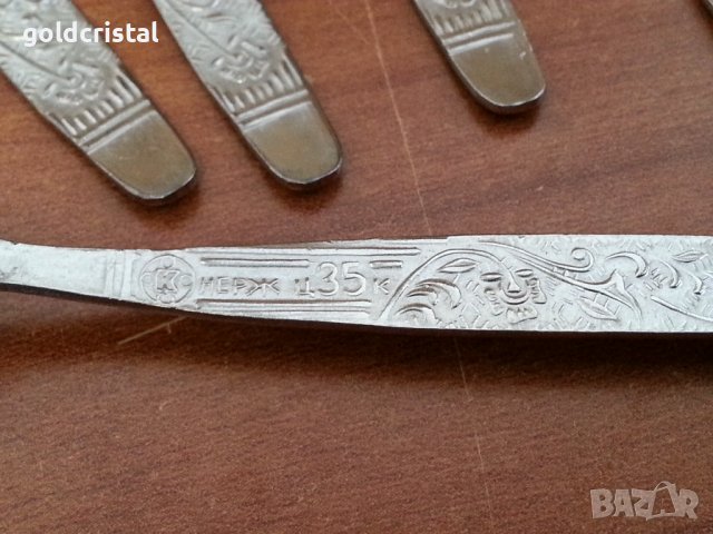 Руски лъжички за кафе , снимка 3 - Антикварни и старинни предмети - 36634468