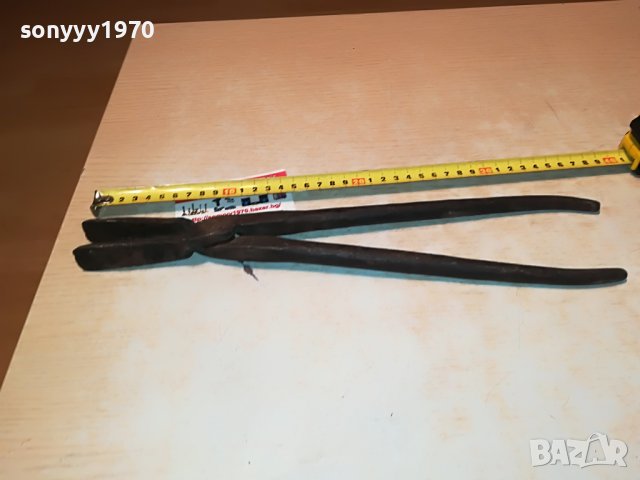 КОВАШКИ КЛЕЩИ 37СМ-2005221215, снимка 2 - Антикварни и старинни предмети - 36821087