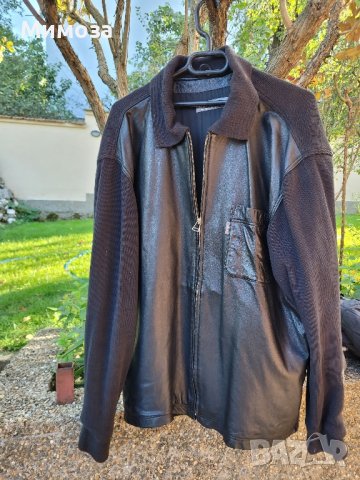 MARC O` POLO естествена кожа м жко черно яке- XXL, снимка 10 - Якета - 42472872