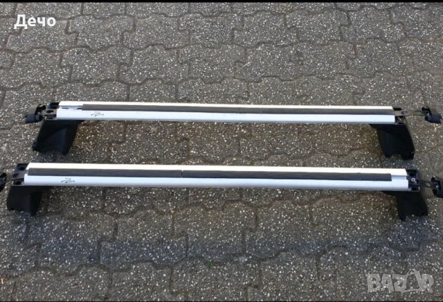ОРИГИНАЛЕН АЛУМИНИЕВ БАГАЖНИК НАПРЕЧНИ ГРЕДИ ЗА МЕРЦЕДЕС А КЛАСА MERCEDES W168, снимка 2 - Аксесоари и консумативи - 37480485