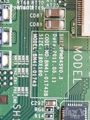 TCon BOARD ,SH120PMB4SV0.3,BN41-01743B for SAMSUNG UE40D6500WS 40inc DISPLAY LTJ400HV01-J , снимка 2 - Части и Платки - 55921856