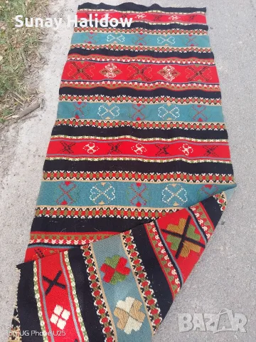 Ръчно тъкана пътечка, снимка 5 - Килими - 56144630